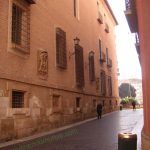 El balcón de la Reina Isabel en Murcia Palacio-Episcopal-calle-Arenal-Murcia