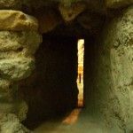 La puerta monumental de Santa Eulalia en Murcia saetera-muralla