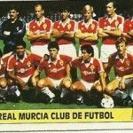 cromo plantilla real murcia