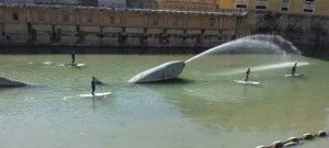surf en el rio Segura Murcia