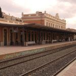 Isabel II y su extraño viaje de Cartagena a Murcia estacion tren Murcia barrio Carmen