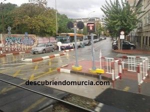 Torre de Romo Murcia paso a nivel