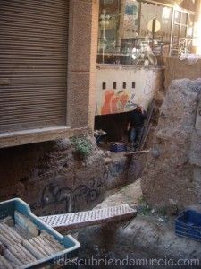 Muralla Arabe Murcia Anticuario calle Sagasta
