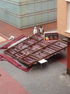 fuertes vientos en Murcia
