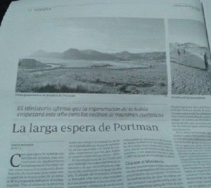 Bahia de Portman regeneracion