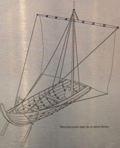 Barco Fenicio dibujo