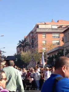 Romeria Virgen Fuensanta Murcia vias del tren