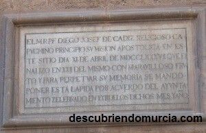 plaza Santo Domingo Murcia placa