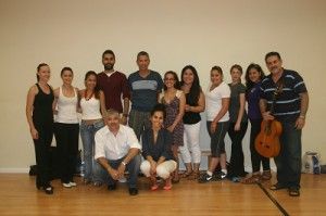 Alumnos Dominican University California aprenden flamenco Murcia