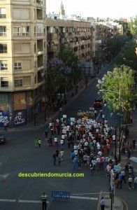 Manifestacion Soterramiento de las Vias Murcia