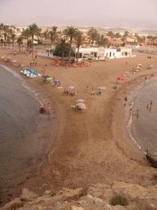 Roca-del-Castellar-Mazarron-tombolo