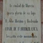 Conde Floridablanca estatua Murcia