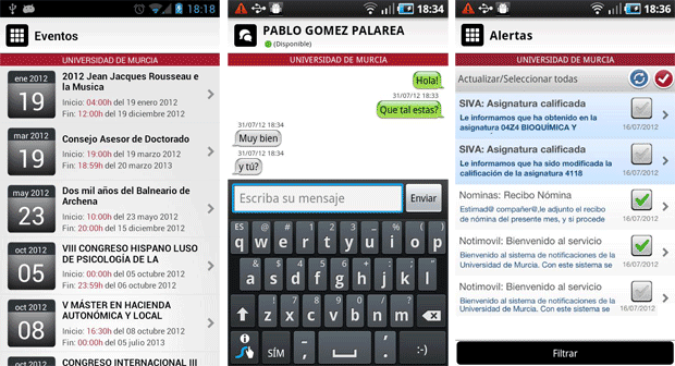 Universidad de Murcia App