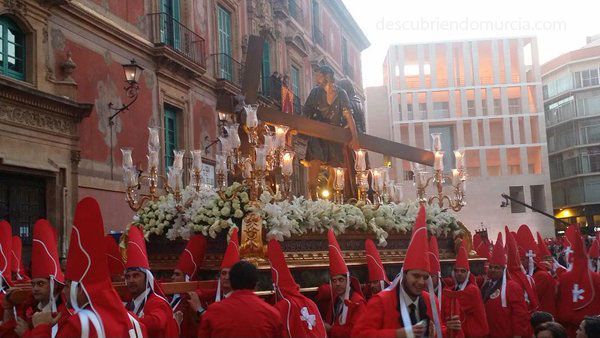 Los Coloraos Murcia Miercoles Santo Carmen La Sangre Cofradía de La Sangre, los Coloraos y San Vicente Ferrer