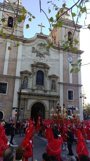 coloraos Sangre miercoles Santo Murcia Carmen Cofradía de La Sangre, los Coloraos y San Vicente Ferrer