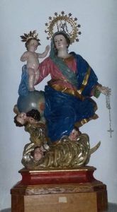 Virgen de la Aurora, Aledo. Obra de Salzillo